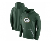 Men Green Bay Packers Nike Green Champ Drive Vapor Speed Pullover Hoodie