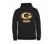 Men's Green Bay Packers Pro Line Black Gold Collection Pullover Hoodie