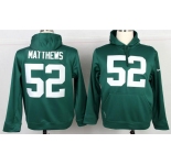 nike nfl jerseys green bay packers #52 clay matthews green[pullover hooded sweatshirt]