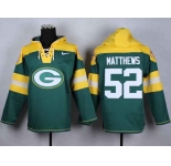 nike nfl jerseys green bay packers #52 clay matthews yellow-green-1[pullover hooded sweatshirt]