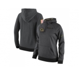 Women's Green Bay Packers Anthracite Salute to Service Player Performance Hoodie