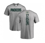 Football Green Bay Packers #17 Davante Adams Ash Backer T-Shirt
