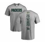 Football Green Bay Packers #26 Darnell Savage Jr. Ash Backer T-Shirt