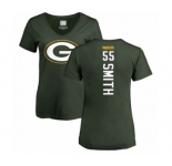 Football Women's Green Bay Packers #55 Za'Darius Smith Green Backer T-Shirt