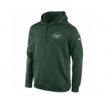 New York Jets Nike Green KO Chain Fleece Pullover Performance Hoodie