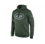New York Jets Nike Green Practice Performance Pullover Hoodie
