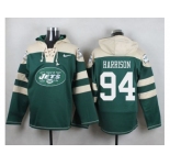 Nike New York Jets #94 Damon Harrison Green Player Pullover NFL Hoodie