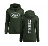 Football Women's New York Jets #14 Sam Darnold Green Backer Pullover Hoodie
