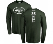 Football New York Jets #26 Le'Veon Bell Green Backer Long Sleeve T-Shirt