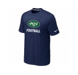 Men's New York Jets Nike Cardinal Facility T-Shirt D.Blue