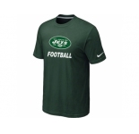 Men's New York Jets Nike Cardinal Facility T-Shirt Green