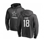 Football Dallas Cowboys #18 Randall Cobb Ash One Color Pullover Hoodie
