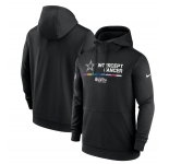 Men's Dallas Cowboys 2022 Black Crucial Catch Therma Performance Pullover Hoodie