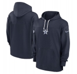 Men's Dallas Cowboys Navy Performance Pullover Hoodie