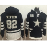 Nike Dallas Cowboys #82 Jason Witten Navy Blue White Name & Number Pullover NFL Hoodie