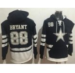 Nike Dallas Cowboys #88 Dez Bryant Navy Blue White Name & Number Pullover NFL Hoodie