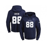 Nike Dallas Cowboys #88 Michael Irvin Navy Blue Name & Number Pullover NFL Hoodie