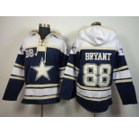 nike nfl jerseys dallas cowboys #88 bryant blue-white[pullover hooded sweatshirt]