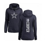 NFL Women's Nike Dallas Cowboys #19 Amari Cooper Navy Blue Backer Pullover Hoodie