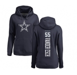 NFL Women's Nike Dallas Cowboys #55 Leighton Vander Esch Navy Blue Backer Pullover Hoodie