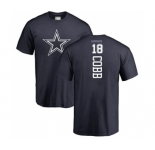Football Dallas Cowboys #18 Randall Cobb Navy Blue Backer T-Shirt