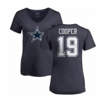 NFL Nike Dallas Cowboys #19 Amari Cooper Ash Name & Number Logo T-Shirt