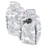Men's Buffalo Bills 2024 Arctic Camo Salute To Service Club Fleece Pullover Hoodie