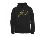 Men's Buffalo Bills Pro Line Black Gold Collection Pullover Hoodie