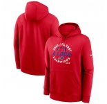 Men's Buffalo Bills Red 2023 AFC East Division Champions Locker Room Trophy Collection Club Pullover Hoodie