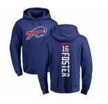 NFL Nike Buffalo Bills #16 Robert Foster Royal Blue Backer Pullover Hoodie