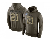 NFL Nike Buffalo Bills #21 Nickell Robey-Coleman Green Salute To Service Men's Pullover Hoodie