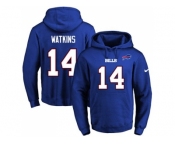 Nike Buffalo Bills #14 Sammy Watkins Royal Blue Name & Number Pullover NFL Hoodie