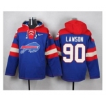 Nike Buffalo Bills #90 Shaq Lawson Royal Blue Player Pullover NFL Hoodie