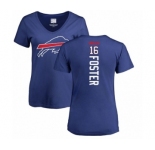 NFL Women's Nike Buffalo Bills #16 Robert Foster Royal Blue Backer T-Shirt