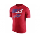 Men's Buffalo Bills Nike Red Legend Staff Practice Performance T-Shirt