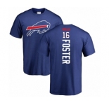 NFL Nike Buffalo Bills #16 Robert Foster Royal Blue Backer T-Shirt