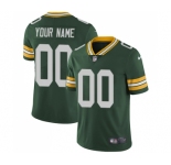 Men's Green Bay Packers Customized Green Team Color Vapor Untouchable Limited Player Football Jersey
