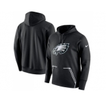 Men Philadelphia Eagles Nike Black Champ Drive Vapor Speed Pullover Hoodie