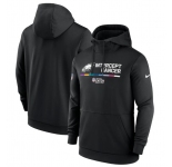 Men's Philadelphia Eagles 2022 Black Crucial Catch Therma Performance Pullover Hoodie