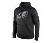 Men's Philadelphia Eagles Nike Black Practice Performance Pullover Hoodie