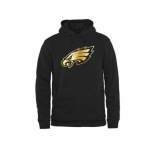 Men's Philadelphia Eagles Pro Line Black Gold Collection Pullover Hoodie