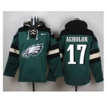 Nike Philadelphia Eagles #17 Nelson Agholor Green Player Pullover Hoodie