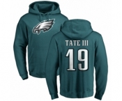 Nike Philadelphia Eagles #19 Golden Tate III Green Name & Number Logo Pullover Hoodie