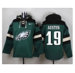 Nike Philadelphia Eagles #19 Miles Austin Green Player Pullover Hoodie