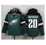 Nike Philadelphia Eagles #20 Brian Dawkins Green Player Pullover Hoodie