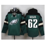 Nike Philadelphia Eagles #62 Jason Kelce Green Player Pullover Hoodie