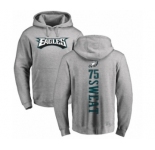 Nike Philadelphia Eagles #75 Josh Sweat Ash Backer Pullover Hoodie