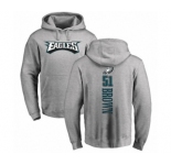 Philadelphia Eagles #51 Zach Brown Ash Backer Pullover Hoodie