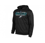 Philadelphia Eagles Majestic Black Synthetic Hoodie Sweatshirt