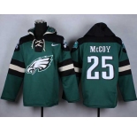 nike nfl jerseys philadelphia eagles #25 mccoy black-green-1[pullover hooded sweatshirt]